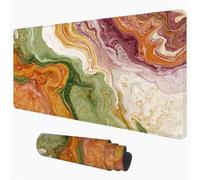 Mouse Pad Abstract & Orange 70 x 30 cm Desk Mat, Table Blotter 1D#192