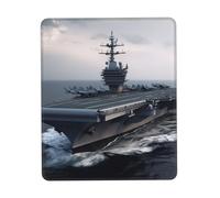 Mouse Pad Aircraft Carrier Portable Mousepad Stitched Edges Mouse Mat For Pc Gamer Laptop 25X30cm