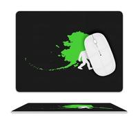 Mouse Pad, Alaska State Bigfoot Multifunctional Mouse Mat Ergonomic Gaming Mousepad For Work Office Studying 25X30Cm