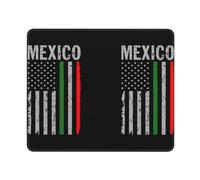 Mouse Pad America Flag Mexico Soft Office Mouse Pad Waterproof Table Mat For Pc Office Work 10X12In