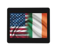 Mouse Pad American Flag And Irish Flag Desk Mat Soft Mouse Mats Comfort Mousepad For Home Computers Work 25X30CM