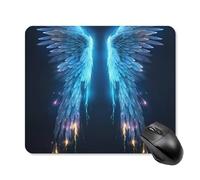 Mouse Pad, Angel'S Wing Non-Slip Gaming Mousepad Washable Mousepads For Computer Home Pc 25X30Cm