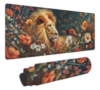 Mouse Pad Animal Desk Mat large Orange Color Mouse and Keyboard Desk Mat Large 1600x800mm With Anti-Slip Base Waterproof Surface Keyboard Mat With Stitched Edges Durable Materials for Office T126