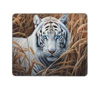 Mouse Pad Animals Tigers Small Mouse Mat 24 x 28cm with Non-Slip Rubber Base, Waterproof Mousepad, Gaming Mousemat for Women Kids Men Laptops Keyboard Tray Home Traveling Office Accessories D-229