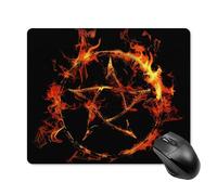 Mouse Pad, Anti Possession Symbol Flame Portable Office Mousepad Professional Mousepads For Work Studying Laptop 25X30Cm