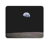 Mouse Pad Apollo 8 Earth and Moon Desk Pad Home 25x30CM
