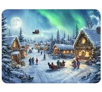 Mouse Pad Aurora Mouse Mat 23.6x15.7in Desk Mat Office Accessories Improves Speed and Accuracy Mousepad Stitched Edges and Anti Slip Rubber Base for Esport, Gaming, Gifts, Landscape Desk Pad,Model792