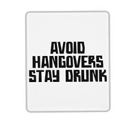 Mouse Pad Avoid Hangovers Stay Drunk Improves Speed And Precision Mouse Mat Waterproof Mice Mat For Office Home Pc 25X30Cm