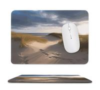 Mouse Pad, Beach Dunes Print Lock Edge Cute Funny Mousepad for Laptop Gaming,Home Office Decor Accessories Desk Mat