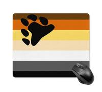 Mouse Pad, Bear Gay Proud Flag Non-Slip Mouse Mat Durable Mousepads For Work Studying Gamer 25X30Cm