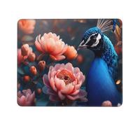 Mouse Pad Beautiful Flowers Small Mouse Mat 18 x 22cm with Non-Slip Rubber Base, Waterproof Mousepad, Gaming Mousemat for Women Kids Men Laptops Keyboard Tray Home Traveling Office Accessories D-575