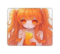 Mouse Pad Beautiful Girl Small Mouse Mat 30 x 25cm with Non-Slip Rubber Base, Waterproof Mousepad, Gaming Mousemat for Women Kids Men Laptops Keyboard Tray Home Traveling Office Accessories D-592