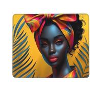 Mouse Pad Beautiful Women Small Mouse Mat 27 x 22cm with Non-Slip Rubber Base, Waterproof Mousepad, Gaming Mousemat for Women Kids Men Laptops Keyboard Tray Home Traveling Office Accessories D-583
