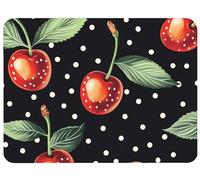 Mouse Pad Black Mouse Mat 12.5x10.2in Desk Mat Office Accessories Improves Speed and Accuracy Mousepad Stitched Edges and Anti Slip Rubber Base for Esport, Gaming, Gifts, Polka Dots Desk Pad,Model111