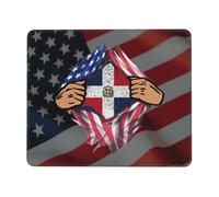 Mouse Pad Blood Inside Me Dominican Republic Flag Desk Mat Soft Mousepad Comfort Mouse Mats For Home Computers Office 25X30CM