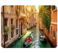 Mouse Pad Boat Mouse Mat 12.5x10.2in Desk Mat Office Accessories Improves Speed and Accuracy Mousepad Stitched Edges and Anti Slip Rubber Base for Esport, Gaming, Gifts, Small Town Desk Pad, Model909