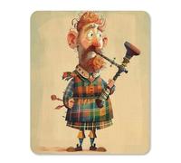 Mouse Pad, Cartoon Scottish Bagpipe Multifunctional Office Mousepad Washable Mousepads For Laptop Pc Gamer 25X30Cm
