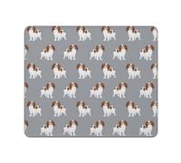 Mouse Pad,Cavalier King Charles Spaniel Blenheim Dog Spaniel,Non-Slip Rubber Base Mousepad,waterproof Mouse Mat 12×10 Inch Work Office