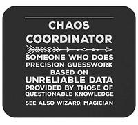 Mouse Pad Chaos Chaos Coordinator Definition Organization Mouse Mats Non-Slip Mousepad Soft Desk Mat For Office Work Home 25X30CM