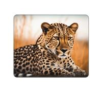 Mouse Pad, Cheetah Waiting For An Opportunity Professional Mouse Mat Multifunctional Mousepads For Work Studying Home 25X30Cm