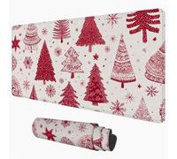 Mouse Pad Christmas Tree & Red 70 x 30 cm Desk Mat, Table Blotter 1D#158