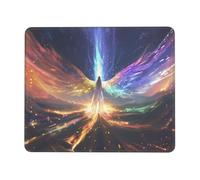 Mouse Pad Color Angel Small Mouse Mat 25 x 20cm with Non-Slip Rubber Base, Waterproof Mousepad, Gaming Mousemat for Women Kids Men Laptops Keyboard Tray Home Traveling Office Accessories D-92