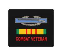 Mouse Pad Combat Infantryman Badge Vietnam Mouse Mat for Travel 10x12in