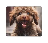 Mouse Pad Computer Mousepad with Anti-Slip Rubber Base Dog on the Ground Mouse Mat Washable Gaming Mousepad Portable Keyboard Pad for Laptop Office Home 8.3 x 10.3 in