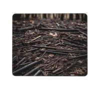 Mouse Pad Computer Mousepad with Anti-Slip Rubber Base Forest Scene Mouse Mat Washable Gaming Mousepad Portable Keyboard Pad for Laptop Office Home 7.9 x 9.5 in