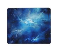 Mouse Pad Computer Mousepad with Anti-Slip Rubber Base Galaxy Blue Mouse Mat Washable Gaming Mousepad Portable Keyboard Pad for Laptop Office Home 7.9 x 9.5 in