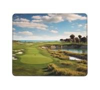Mouse Pad Computer Mousepad with Anti-Slip Rubber Base Golf Course Mouse Mat Washable Gaming Mousepad Portable Keyboard Pad for Laptop Office Home 7.9 x 9.5 in