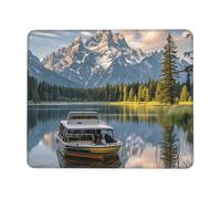 Mouse Pad Computer Mousepad with Anti-Slip Rubber Base grand teton national park Mouse Mat Washable Gaming Mousepad Portable Keyboard Pad for Laptop Office Home 7.9 x 9.5 in