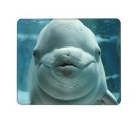 Mouse Pad Computer Mousepad with Anti-Slip Rubber Base Its White Skin Mouse Mat Washable Gaming Mousepad Portable Keyboard Pad for Laptop Office Home 7.9 x 9.5 in