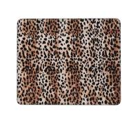 Mouse Pad Computer Mousepad with Anti-Slip Rubber Base leopard print Mouse Mat Washable Gaming Mousepad Portable Keyboard Pad for Laptop Office Home 10 x 12 inch