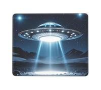 Mouse Pad Computer Mousepad with Anti-Slip Rubber Base UFO at night Mouse Mat Washable Gaming Mousepad Portable Keyboard Pad for Laptop Office Home 7.9 x 9.5 in