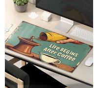 Mouse Pad Cool Life Begins After Coffee. Mouse Pad Gaming Mousepad Gaming Mousepad