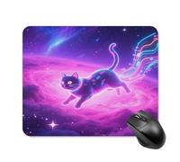 Mouse Pad Cute Non-Slip Rubber Base Desk Mat Vapor Cat Funny Square Mousepad for Office & Gaming, Decorative Computer Accessories for Home Office Desk