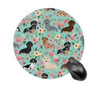 Mouse Pad Dachshund Printed Cute Mousepad with Design Small Non-Slip Rubber Gaming Pads Office Home Pad