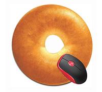 Mouse Pad Delicious Bagel, Round Mousepad, Non-Slip Rubber Base Mouse Mat for Laptop and Computer