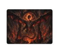 Mouse Pad Dragon of The Fiery Apocalypse Gaming Mousepad Computer 25x30cm