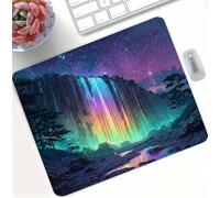 Mouse Pad Dream Fall Gaming Mouse Pad, Mini Mousepad 340x280x3mm Ultra Thin Improves, High Precision Gaming Surface with Anti-Fray Stitched Edges, Mousemat for Laser and Optical Mice Portable d0d-398