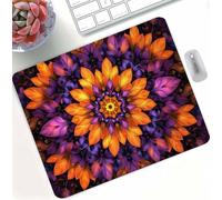 Mouse Pad Dream Mandala Gaming Mouse Pad, Mini Mousepad 340x280x3mm Ultra Thin Improves, High Precision Gaming Surface with Anti-Fray Stitched Edges, Mousemat Laser and Optical Mice Portable d0d-447
