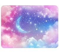 Mouse Pad Dream Mouse Mat 13.3x11.0in Desk Mat Office Accessories Improves Speed and Accuracy Mousepad Stitched Edges and Anti Slip Rubber Base for Esport, Gaming, Gifts, Starry Sky Desk Pad,Model378