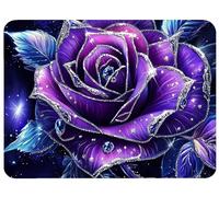 Mouse Pad Dream Mouse Mat 9.84x8.2in Desk Mat Office Accessories Improves Speed and Accuracy Mousepad with Stitched Edges and Anti Slip Rubber Base for Esport Computer, Gaming, Rose Desk Pad, Model858