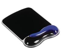 MOUSE PAD, DUO WRIST GEL, BLUE/SMOKE; 62401 (KENSINGTON) Qty X 1