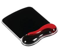 MOUSE PAD, DUO WRIST GEL, RED/BLACK; 62402 (KENSINGTON) Qty X 1