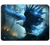 Mouse Pad Eagle Mouse Mat 14.1x11.8in Desk Mat Office Accessories Improves Speed and Accuracy Mousepad with Stitched Edges and Anti Slip Rubber Base for Esport, Gaming, Gifts, Dream Desk Pad,Model486