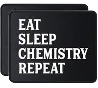 Mouse Pad Eat Sleep Chemistry Repeat Desk Pad Office 25x30CM