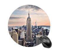 Mouse Pad Empire State Building Printed Cute Mousepad with Design Small Non-Slip Rubber Gaming Pads Office Home Pad