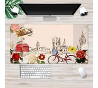 Mouse pad environmentally friendly non-toxic wear-resistant HD printed natural rubber non-slip mouse pad,90x30cm